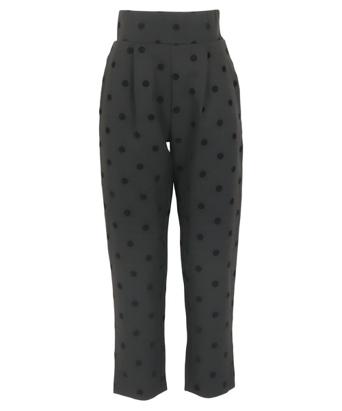 KOBE LETTUCE（コウベレタス）の「フロッキードットハイウエストパンツ（その他パンツ・レディース・ブラック/ベージュ/ブラック系その他/モカ・L/M/S）」の21枚目の写真