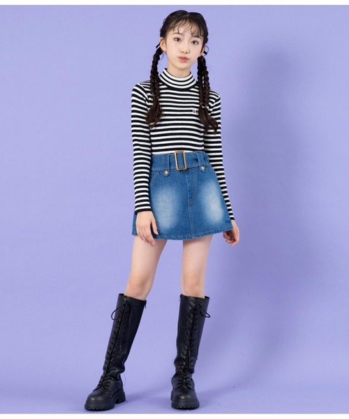 ANAP GiRL（アナップガール）の「ベルト付きミニスカート（スカート