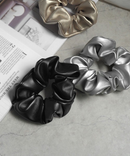 minia(ミニア)の「メタリックシュシュ(シュシュ・レディース・シルバー/ブラック/ゴールド・FREE)」の20枚目の写真