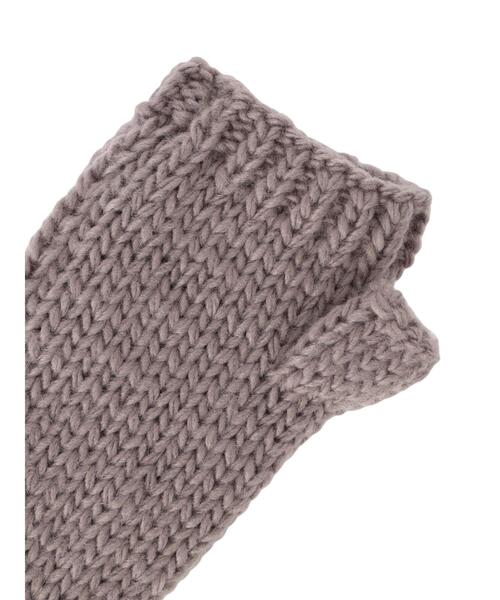 Samansa Mos2(サマンサ モスモス)の「ケーブルニットアームウォーマー(手袋・レディース・オフホワイト/モカ・F)」の9枚目の写真