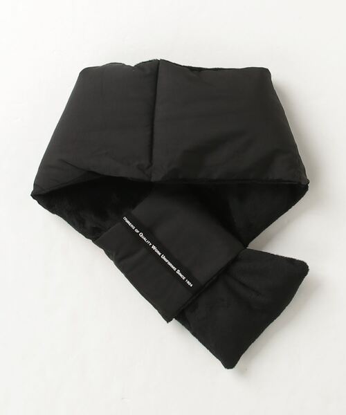 UNIVERSAL OVERALL(ユニバーサルオーバーオール)の「【UNIVERSAL OVERALL/ユニバーサルオーバーオール】タフタ中綿ダウンマフラー/差し込み(マフラー・メンズ・ブラック/ベージュ/ブラウン/ネイビー・FREE)」の6枚目の写真