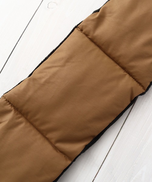 UNIVERSAL OVERALL(ユニバーサルオーバーオール)の「【UNIVERSAL OVERALL/ユニバーサルオーバーオール】タフタ中綿ダウンマフラー/差し込み(マフラー・メンズ・ブラック/ベージュ/ブラウン/ネイビー・FREE)」の16枚目の写真