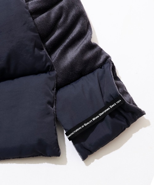 UNIVERSAL OVERALL(ユニバーサルオーバーオール)の「【UNIVERSAL OVERALL/ユニバーサルオーバーオール】タフタ中綿ダウンマフラー/差し込み(マフラー・メンズ・ブラック/ベージュ/ブラウン/ネイビー・FREE)」の21枚目の写真