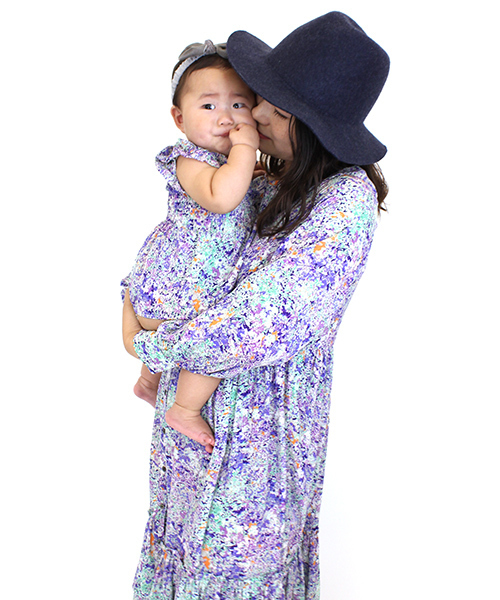 Omekashi（オメカシ）の「【Omekashi】花柄2wayワンピース（ワンピース・レディース・グリーン/パープル・FREE）」の5枚目の写真