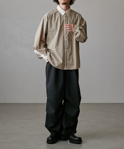 【美品＆完売品】 Lui's クレリック切替ジップシャツブルゾン Sサイズ 美品＆完売品】 Lui's クレリック切替ジップシャツブルゾン Sサイズ