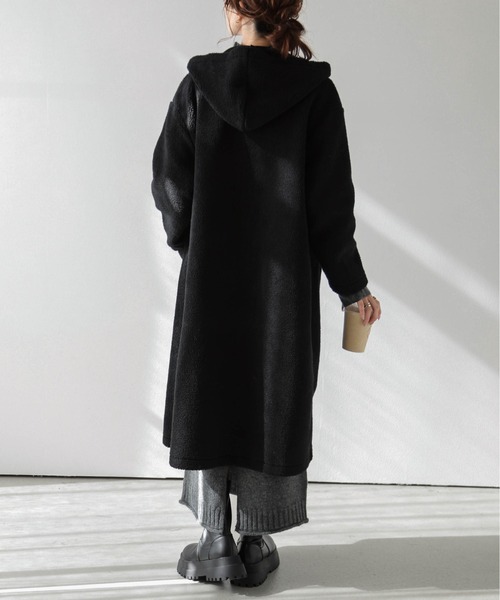 AMELY（エミリー）の「ボアダッフルロングコート（ダウンジャケット