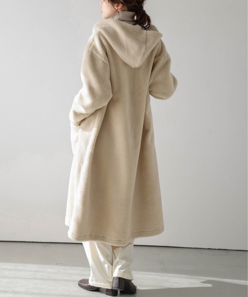 AMELY（エミリー）の「ボアダッフルロングコート（ダウンジャケット