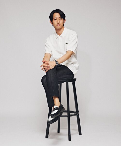 EDIFICE(エディフィス)の「ストレッチ メランジカルゼ テーパード スラックス(スラックス・メンズ・ネイビー/ダークブルー/ブラウン・SMALL/MEDIUM/LARGE/X-LARGE)」の17枚目の写真