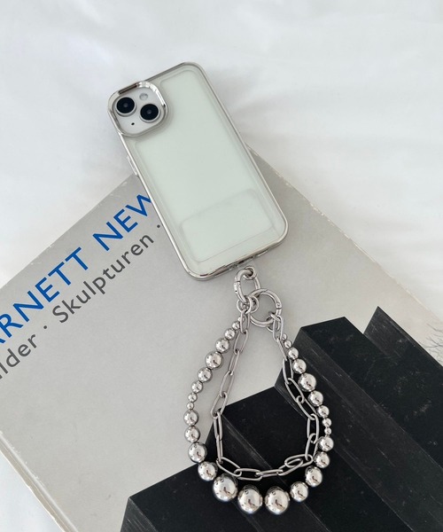 仲良し♡ゴールドストーン ストラップ〜ご予約品〜 セール】【ストラップシート付き】2連チェーンハンドルストラップ