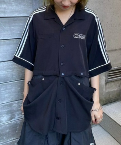 キャンディストリッパー シャツ ブラウス★PRETEND CHECK シャツ Candy Stripper シャツ ブラウス PRETEND CHECK : ZOZOTOWN