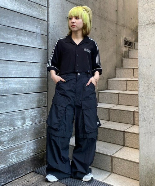 あのちゃん着用 Candy Stripper 長袖トップスニット 黒 レディース 長袖透かし編みサマーニットトップス（ニット