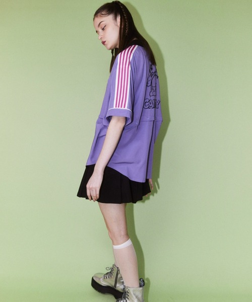 Candy Stripper（キャンディストリッパー）の「STUNNED CHICK 2WAY シャツ（シャツ/ブラウス・レディース・ブラック/エメラルド/パープル/オフホワイト・2）」の11枚目の写真