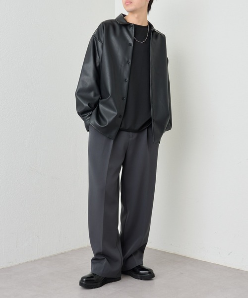 COLONY 2139（コロニートゥーワンスリーナイン）の「リサイクルポンチラウンドヘム長袖（Tシャツ/カットソー・メンズ・ブラック/グリーン/ホワイト・LARGE/MEDIUM）」の20枚目の写真