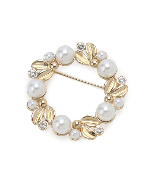 ROPE' PICNIC（ロペピクニック）の「パールブローチ（ブローチ/コサージュ・レディース・ゴールド/キナリ・FREE）」の4枚目の写真