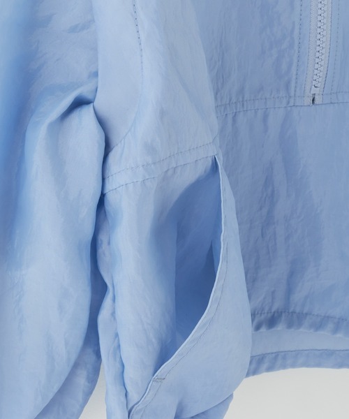 CIAOPANIC TYPY（チャオパニックティピー）の「【KIDS】シアーナイロン2WAYアノラックパーカー（パーカー・キッズ・サックスブルー/ホワイト/ブラック・LARGE/MEDIUM/SMALL/XX-LARGE/X-LARGE）」の10枚目の写真