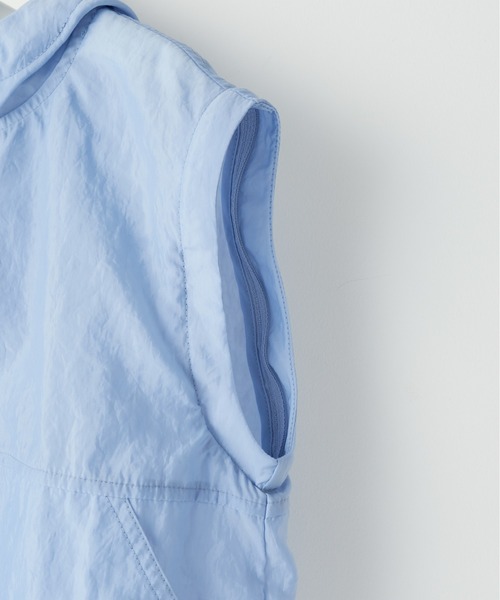 CIAOPANIC TYPY（チャオパニックティピー）の「【KIDS】シアーナイロン2WAYアノラックパーカー（パーカー・キッズ・サックスブルー/ホワイト/ブラック・LARGE/MEDIUM/SMALL/XX-LARGE/X-LARGE）」の13枚目の写真