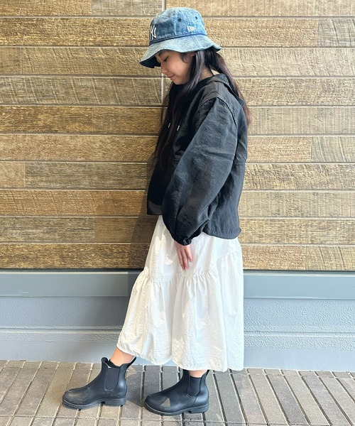 CIAOPANIC TYPY（チャオパニックティピー）の「【KIDS】シアーナイロン2WAYアノラックパーカー（パーカー・キッズ・サックスブルー/ホワイト/ブラック・LARGE/MEDIUM/SMALL/XX-LARGE/X-LARGE）」の16枚目の写真