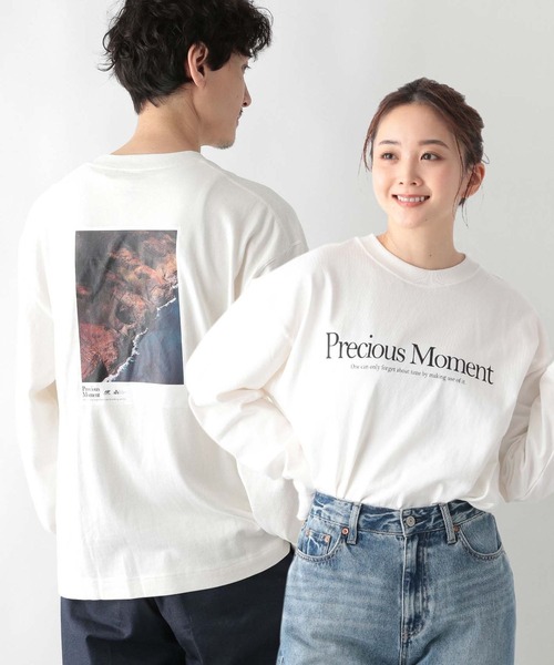 GLOBAL WORK(グローバルワーク)の「ヘビロッTEE長袖プリント/M/975738(Tシャツ/カットソー・メンズ・ネイビー/杢グレー/ホワイト/ホワイト系その他7/グレー系その他4・X-LARGE/SMALL/LARGE/MEDIUM)」の3枚目の写真