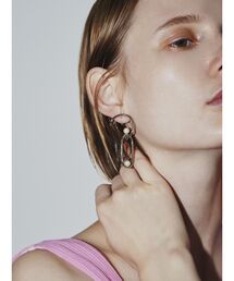 2WAY ハンギングパールピアス