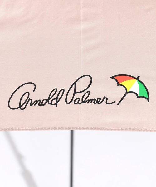 Arnold Palmer（アーノルドパーマー）の「パネルパーマーチェック 晴雨兼用 シェア 長傘（長傘・レディース・ベージュ/ブラック・F）」の10枚目の写真