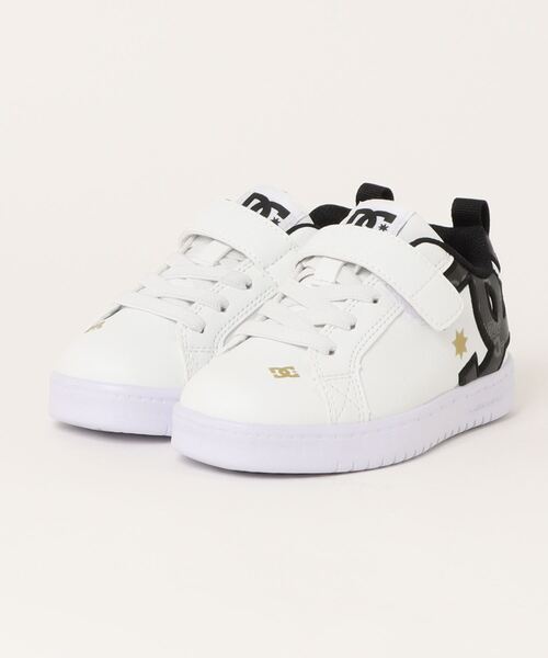 DC SHOES ディーシーシューズ COURT GRAFFIK LITE EV【軽量】キッズスニーカー(ユースコートグラフィックライトEV) DK241602（スニーカー）｜DC SHOES（ディーシーシューズ）