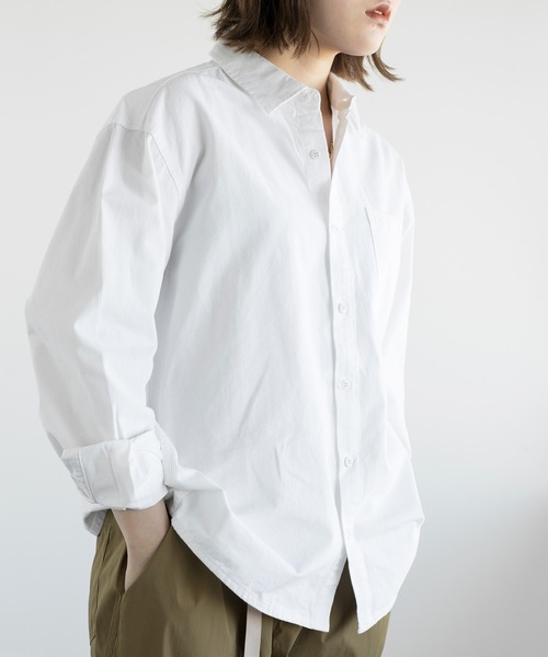 aimoha（アイモハ）の「aimoha men SLIM FIT SHIRT デニムシャツ（シャツ/ブラウス・メンズ・ベージュ/ホワイト/ブラック・MEDIUM/LARGE/X-LARGE/XX-LARGE）」の16枚目の写真