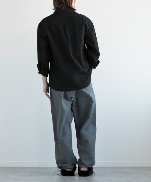 aimoha（アイモハ）の「aimoha men SLIM FIT SHIRT デニムシャツ（シャツ/ブラウス・メンズ・ベージュ/ホワイト/ブラック・MEDIUM/LARGE/X-LARGE/XX-LARGE）」の19枚目の写真