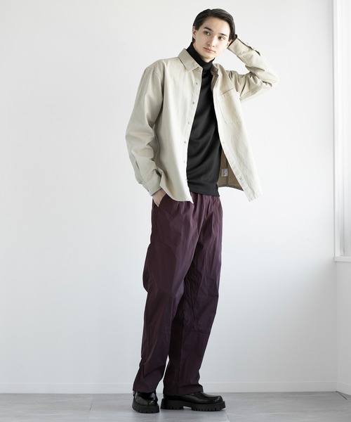 aimoha（アイモハ）の「aimoha men SLIM FIT SHIRT デニムシャツ（シャツ/ブラウス・メンズ・ベージュ/ホワイト/ブラック・MEDIUM/LARGE/X-LARGE/XX-LARGE）」の7枚目の写真