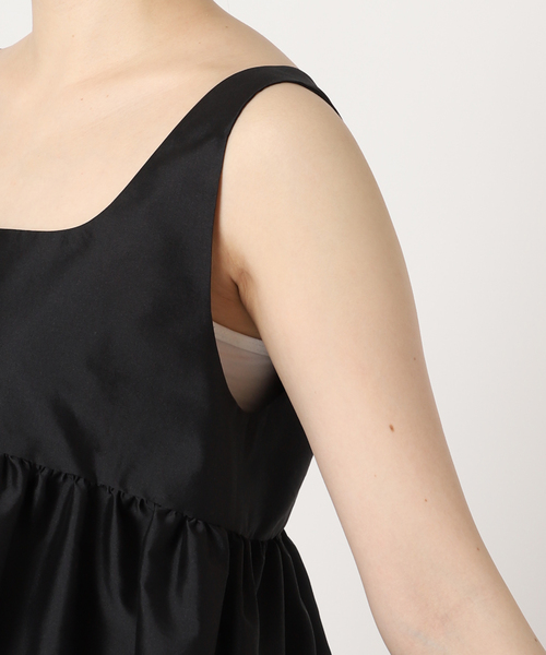 plage silk mix taffeta N/S ブラウス Plage Silk Mix Taffeta N/S ブラウス