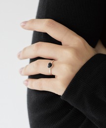 LAVEANGE（ラビアンジェ）の「ブラックオニキスハートリング（リング