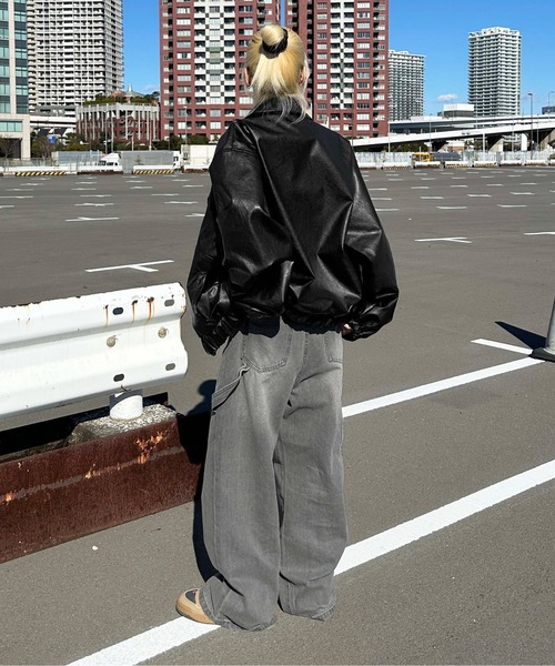 sedacle(セダクル)の「ヴィンテージライクジャケット(ブルゾン・メンズ・ブラック/ブラウン・SMALL/MEDIUM/LARGE)」の11枚目の写真