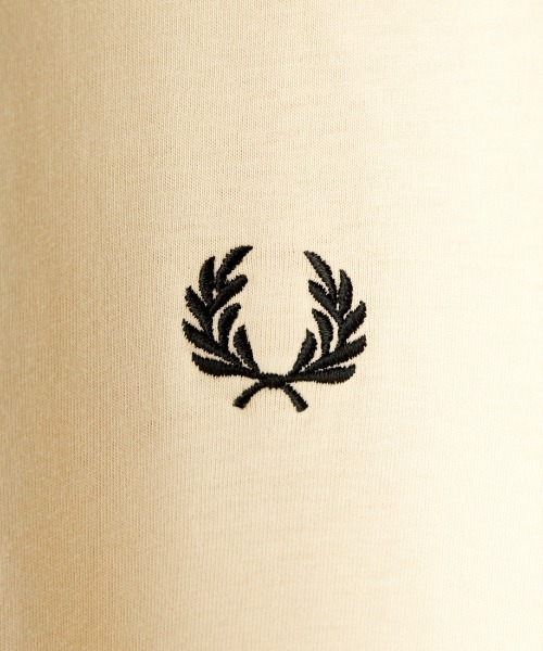 FRED PERRY（フレッドペリー）の「【LEE 7月号掲載】[FRED PERRY/フレッドペリー] 別注 ワンポイントロゴ刺繍 リンガーTシャツ（Tシャツ/カットソー・レディース・オートミール/ネイビー/ホワイト・L/M/S/XS/XL）」の20枚目の写真