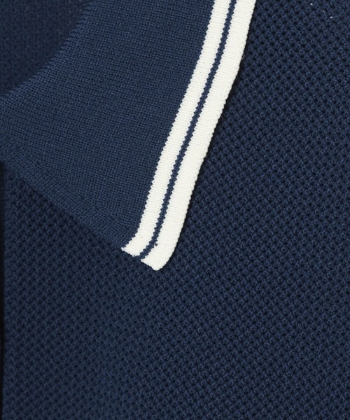 PBLIM（ページボーイリム）の「PBLIM/カラーニットポロ（ポロシャツ・レディース・グリーン/ネイビー・FREE）」の22枚目の写真