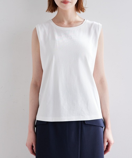 ROPE' PICNIC(ロペピクニック)の「シャーリングチュールキャミセットトップス(Tシャツ/カットソー・レディース・キナリ/ブラック系その他/ベージュ系その他・38)」の11枚目の写真