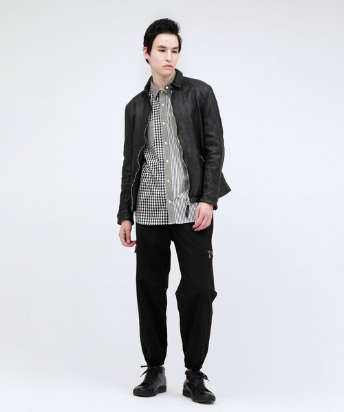 LOVELESS（ラブレス）の「レザーブルゾン（ブルゾン・メンズ・ブラック・L）」の2枚目の写真
