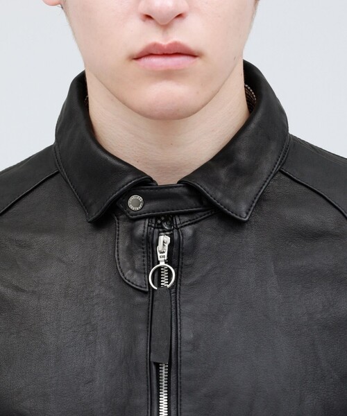 LOVELESS（ラブレス）の「レザーブルゾン（ブルゾン・メンズ・ブラック・L）」の8枚目の写真