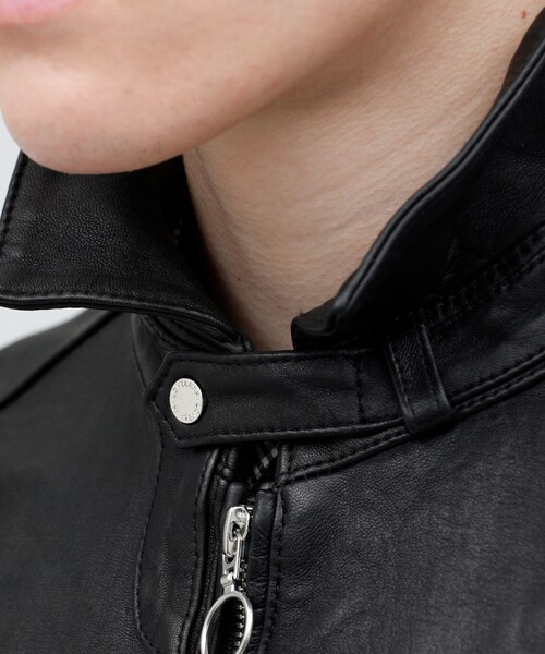 LOVELESS（ラブレス）の「レザーブルゾン（ブルゾン・メンズ・ブラック・L）」の9枚目の写真