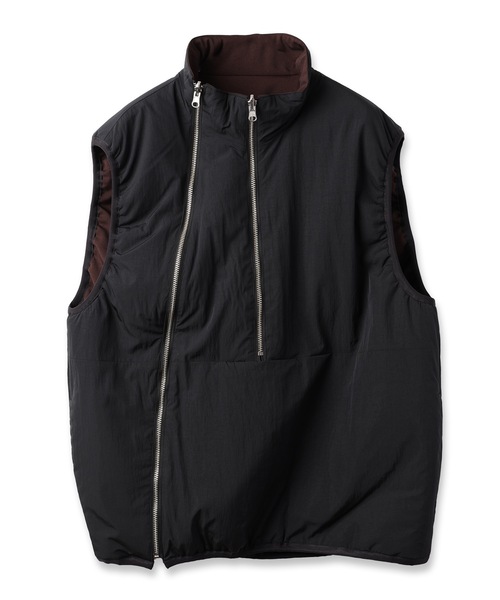Jieda(ジエダ)の「Thinsulate REVERSIBLE PADDED VEST(その他アウター・メンズ・ブラック系/グレー系・2/1)」の2枚目の写真