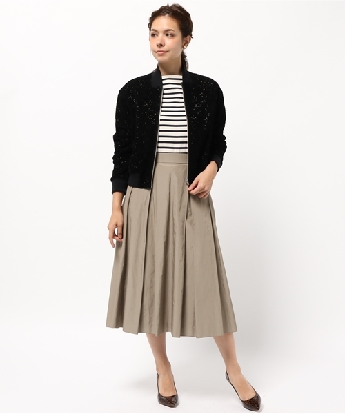 EDIT. FOR LULU（エディットフォールル）の「◆パイルレース ブルゾン（ブルゾン・レディース・ブラック・36/34）」の6枚目の写真