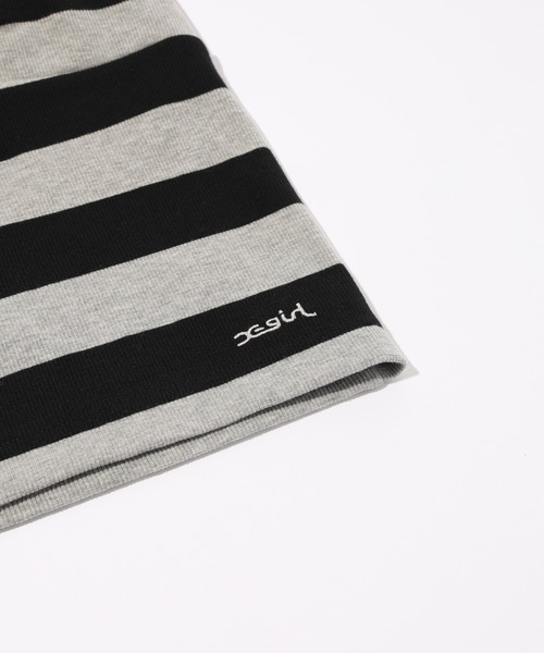 X-girl（エックスガール）の「STRIPED CAMISOLE（キャミソール・レディース・ライトブルー/ブラック/イエロー・S/M）」の6枚目の写真