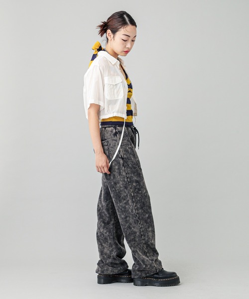 X-girl（エックスガール）の「STRIPED CAMISOLE（キャミソール・レディース・ライトブルー/ブラック/イエロー・S/M）」の20枚目の写真