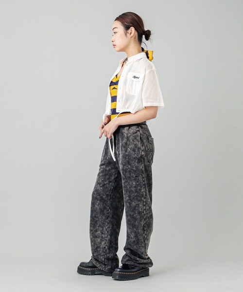 X-girl（エックスガール）の「STRIPED CAMISOLE（キャミソール・レディース・ライトブルー/ブラック/イエロー・S/M）」の19枚目の写真