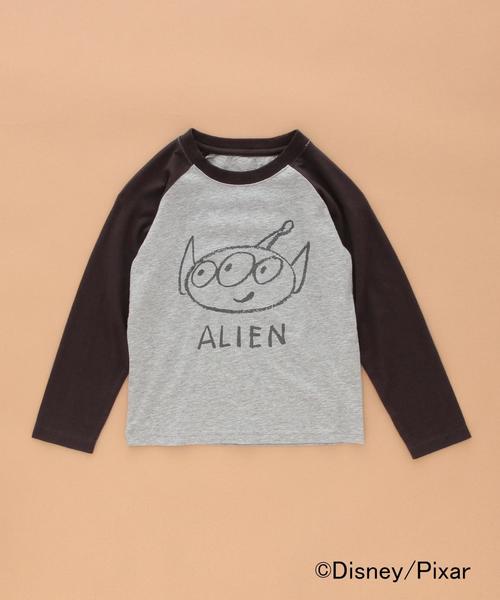 green label relaxing（グリーンレーベルリラクシング）の「「WEB限定」プリント ロングスリーブ／Disney・Pixar 「TOY STORY」◆（Tシャツ/カットソー・キッズ・ブラック/ネイビー/イエロー/レッド・115cm/105cm/95cm）」の2枚目の写真