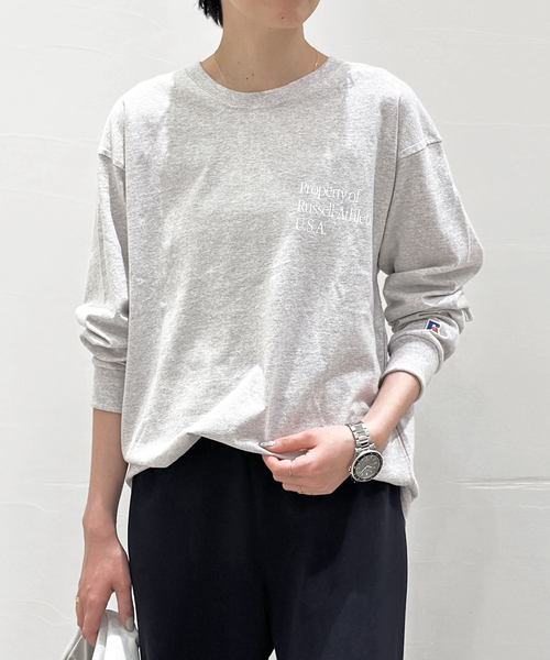RUSSELL ATHLETIC】別注ロングスリーブTシャツ（Tシャツ