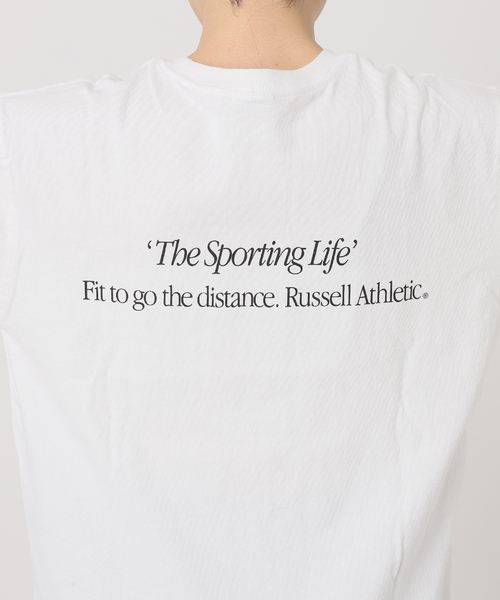 APSTUDIO RUSSELL ATHLETIC 別注ロングスリーブTシャツ RUSSELL ATHLETIC】別注ロングスリーブTシャツ（Tシャツ/カットソー