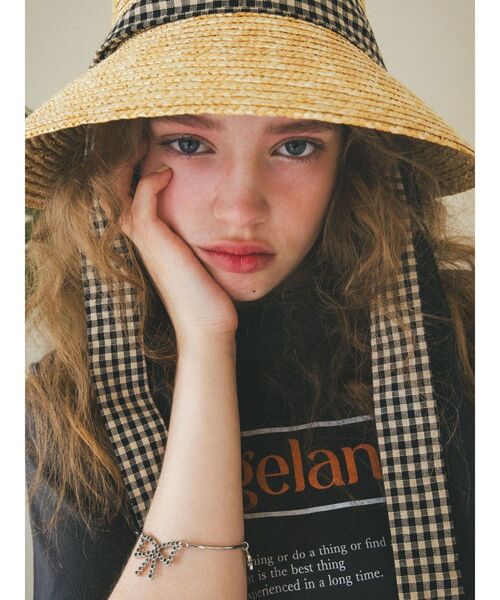 CALNAMUR（カルナムール）の「メッセージロゴTシャツ（Tシャツ/カットソー・レディース・ブラック/ホワイト/ピンク・FREE）」の15枚目の写真