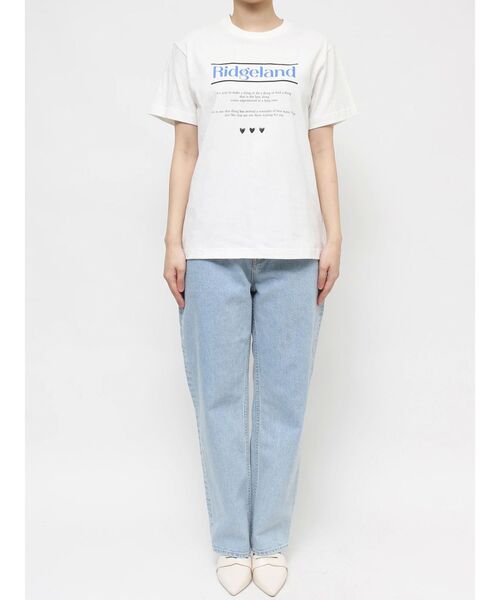 CALNAMUR（カルナムール）の「メッセージロゴTシャツ（Tシャツ/カットソー・レディース・ブラック/ホワイト/ピンク・FREE）」の6枚目の写真