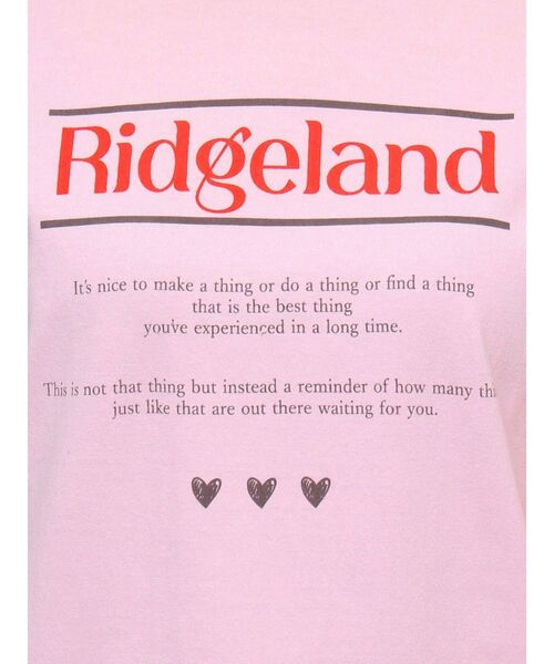 CALNAMUR（カルナムール）の「メッセージロゴTシャツ（Tシャツ/カットソー・レディース・ブラック/ホワイト/ピンク・FREE）」の8枚目の写真