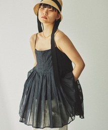 BABYLONE | オーガンジーチェックキャミ(キャミソール)