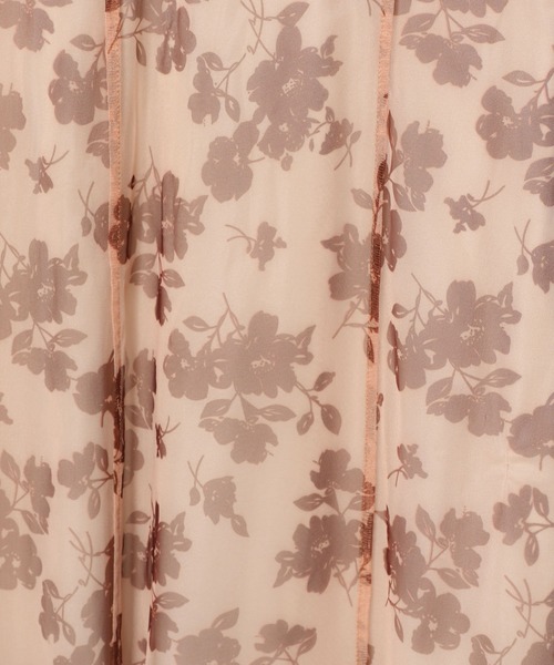 mysty woman（ミスティウーマン）の「花柄シアーレイヤーワンピース　113245（ワンピース・レディース・アイボリー/ブラック/ベージュ系その他・FREE）」の17枚目の写真
